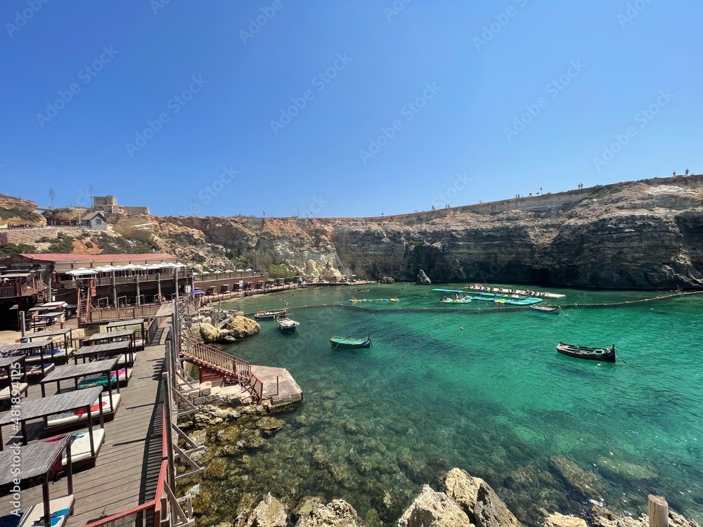 Naklejka premium Malta Island Mediterranean Sea