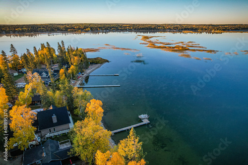 Fall Colors Surround a Lake