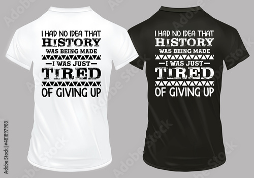 Black History Month Typography T-Shirt Design

File Included:

♦ 1 AI File
♦ 1 EPS File
♦ 1 SVG File
♦ 1 JPEG as a quick preview
♦ 2 PNG File = Black & White color (300dpi)
♦ 4500 pixels x 5400 pixels