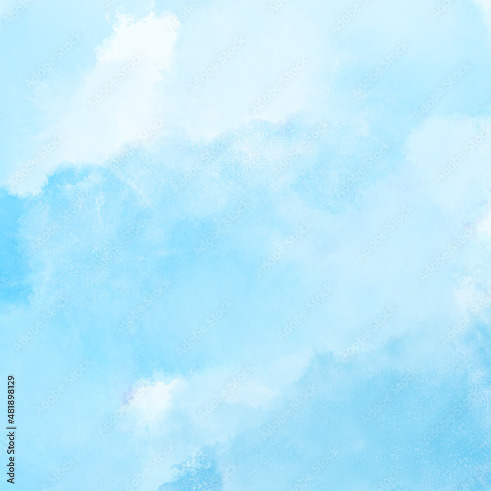 Blue background. Digital Watercolor Style Blue background. Digital Watercolor Style