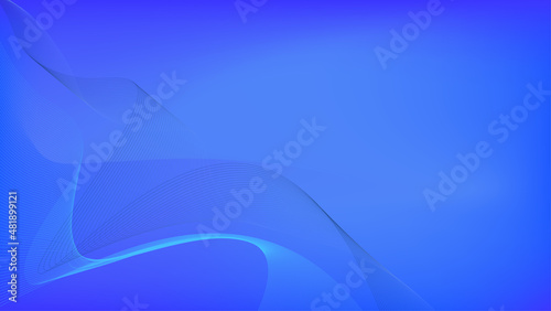 Abstract background blue smooth wave vector format EPS.10 Suitable for wallpaper, presentation, bussiness card and other