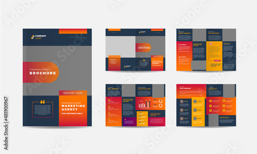 Brochure Design or Annual Report and Company Profile Design photo