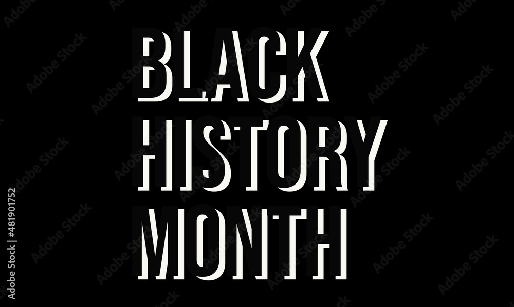 Obraz premium Black History Month