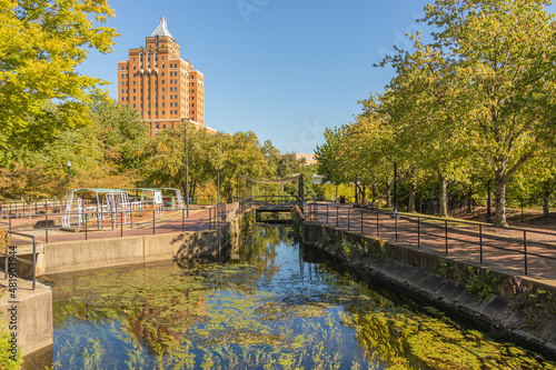 Erie Canal Lock in Akron, Ohio