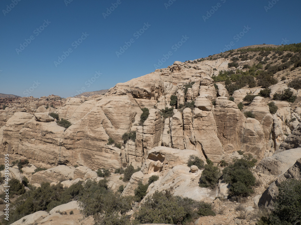 Reserva natural de Dana, en Jordania, Oriente Medio, Asia