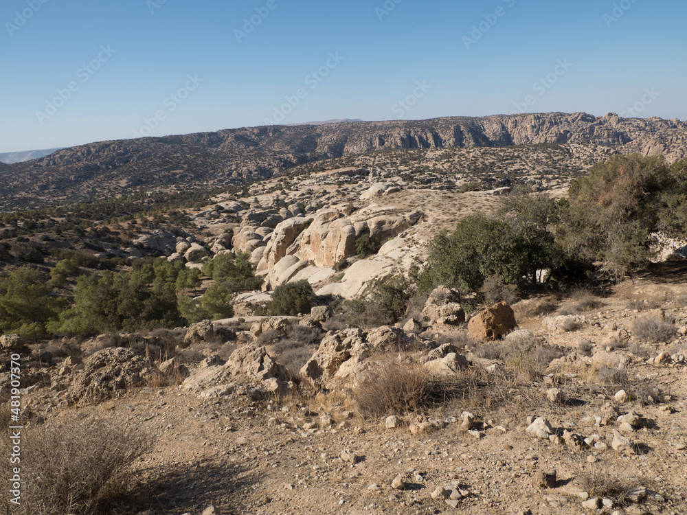 Reserva natural de Dana, en Jordania, Oriente Medio, Asia