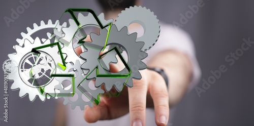 Eco manufacture abstract te...