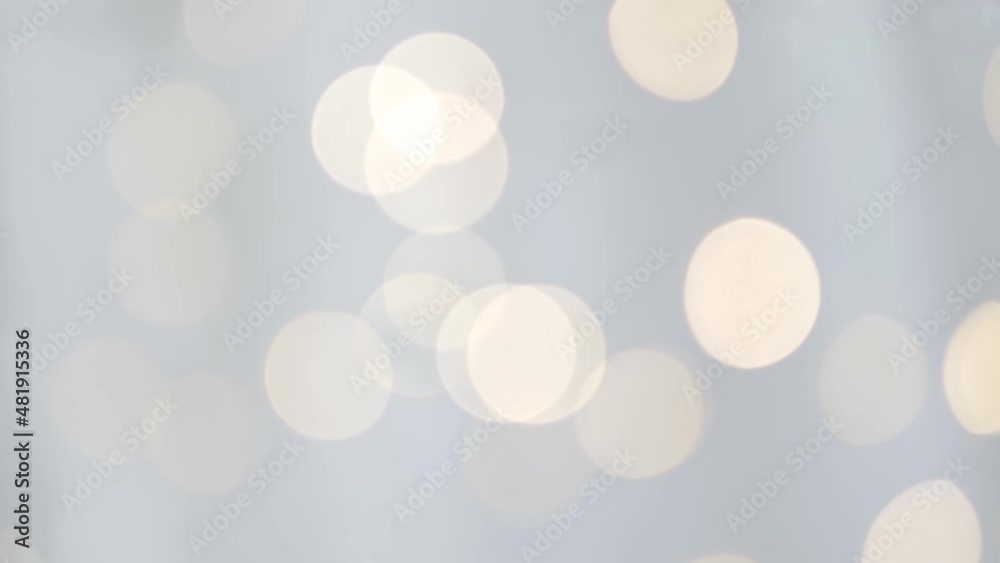 White bokeh abstract background for Valentines Day, birthday or wedding celebration. 4K UHD