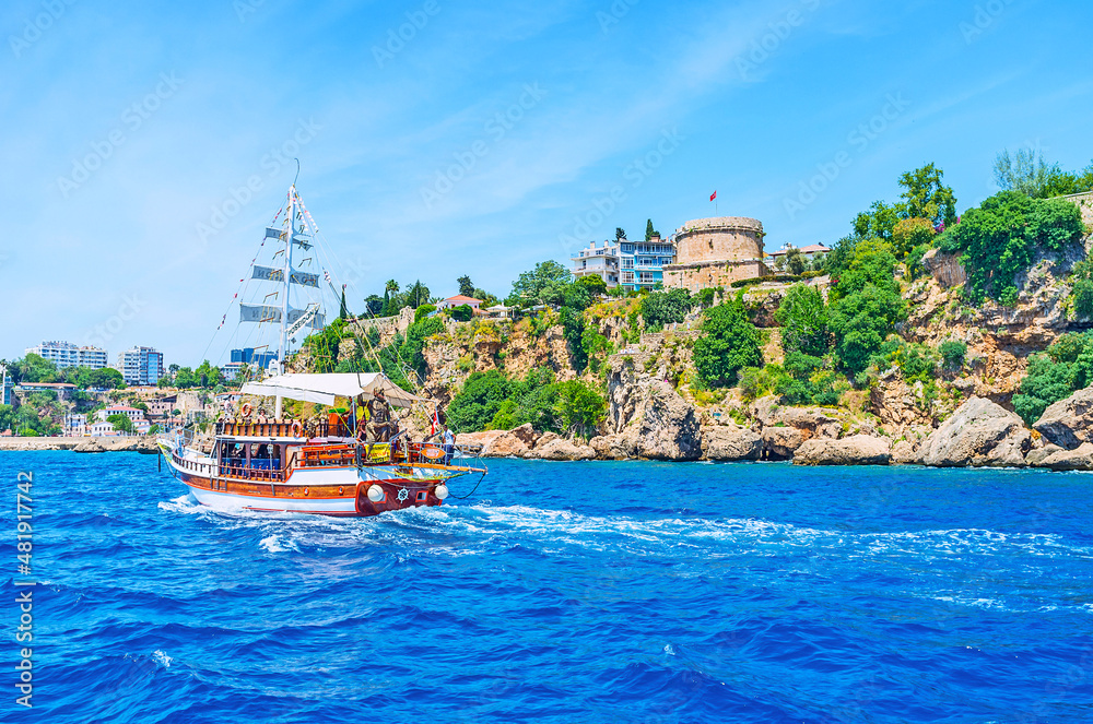 Attractions in Antalya, Turkey