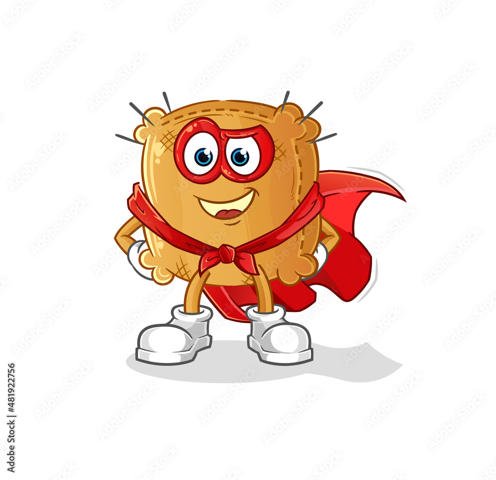 burlap sack heroes vector. cartoon character burlap sack heroes vector. cartoon character