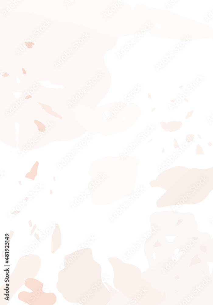 Terrazzo modern abstract template. Pink and beige Terrazzo modern abstract template. Pink and beige