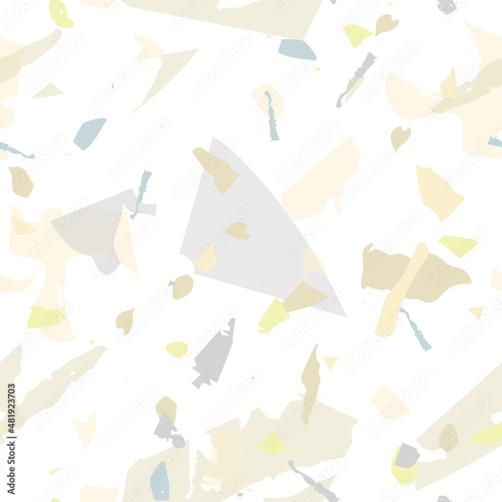 Terrazzo seamless pattern. Earthy  minimalistic