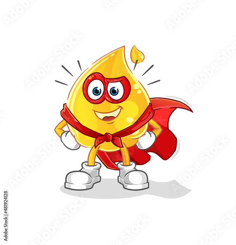 oil heroes vector. cartoon character