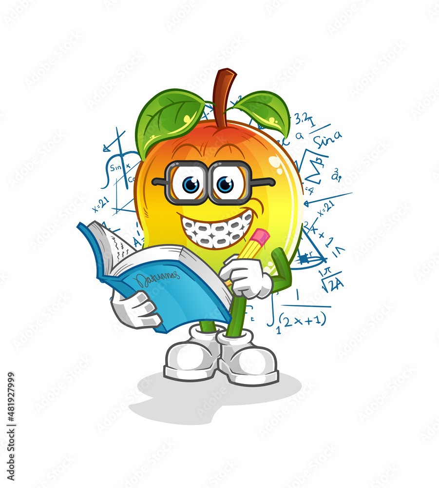 Obraz premium mango geek cartoon. cartoon mascot vector