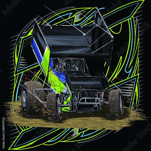 mud dirt racing isolated on white background for poster, t-shirt print, business element, social media content, blog, sticker, vlog, and card. vector illustration.