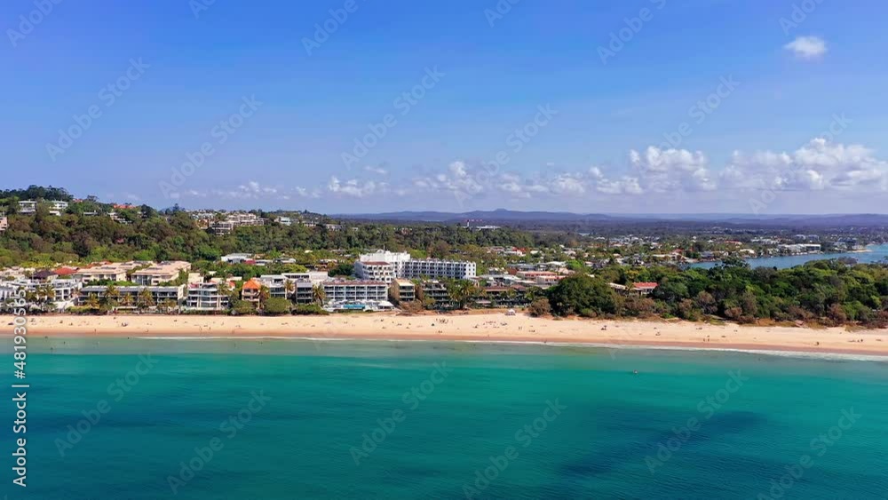 Noosa Heads sea front aerial view. Sunshine Coast Queensland Australia Noosa Heads sea front aerial view. Sunshine Coast Queensland Australia