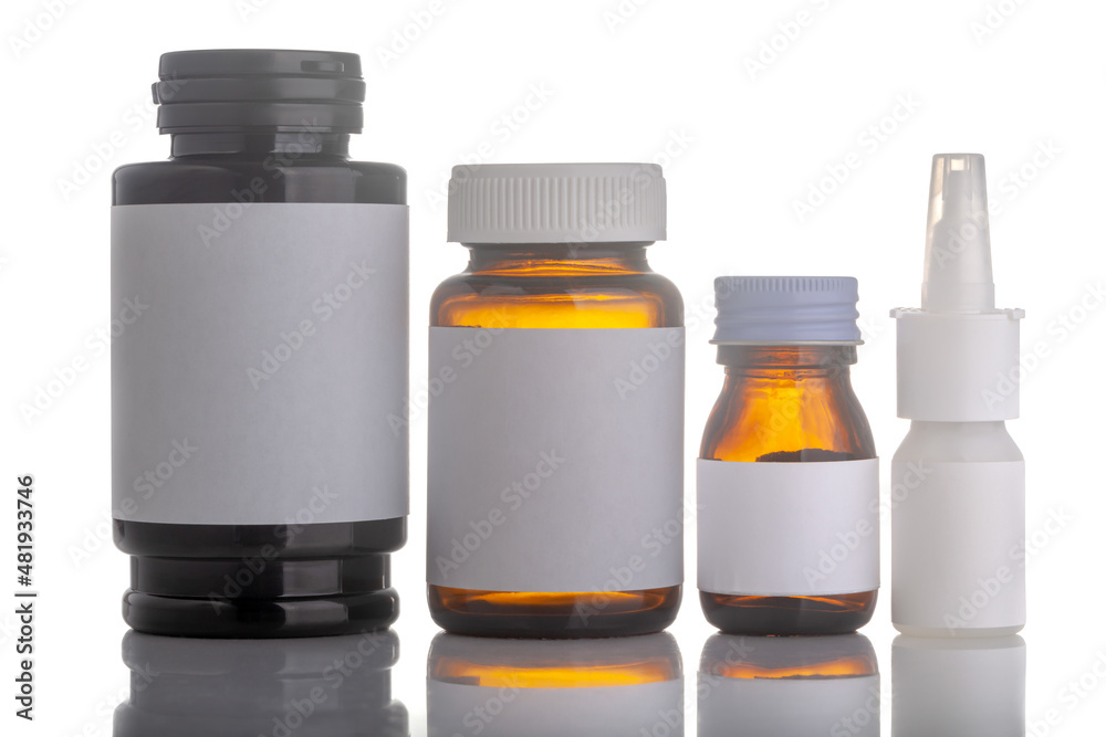 bottle no label on white background bottle no label on white background