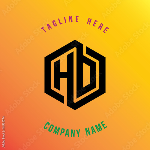 HD  lettering logo is simple, easy to understand and authoritative