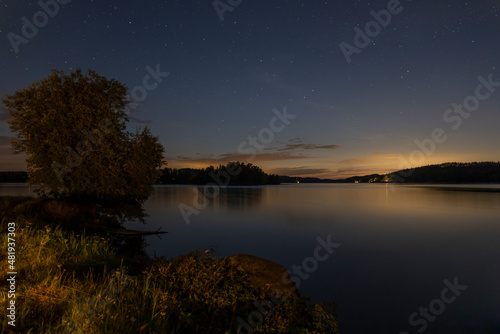 A Night Landscape In Kisa