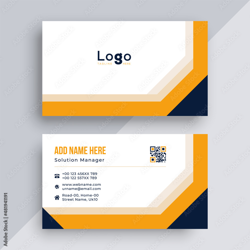 Minimal business card print template design. Simple clean layout. Minimal business card print template design. Simple clean layout.