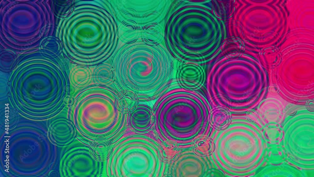 Abstract multicolored background with moving circles Abstract multicolored background with moving circles
