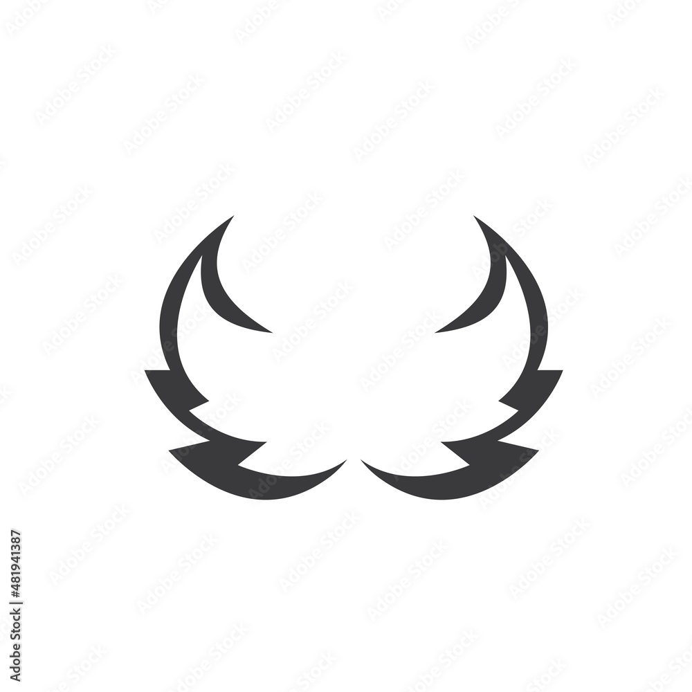 wings vector icon element concept design wings vector icon element concept design