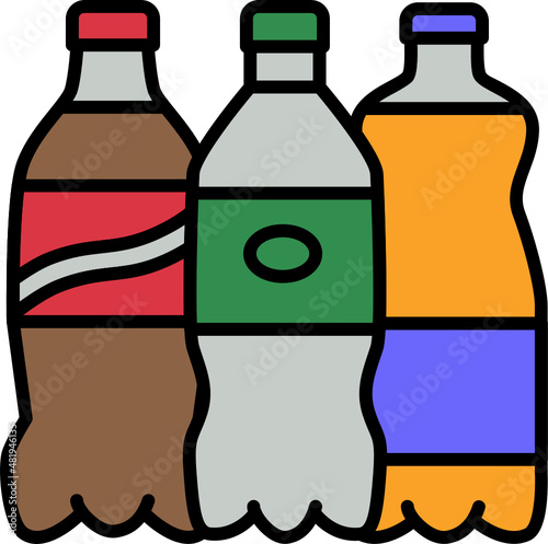 Soft Drink Icon. Drink and Beverage concept outline style icon