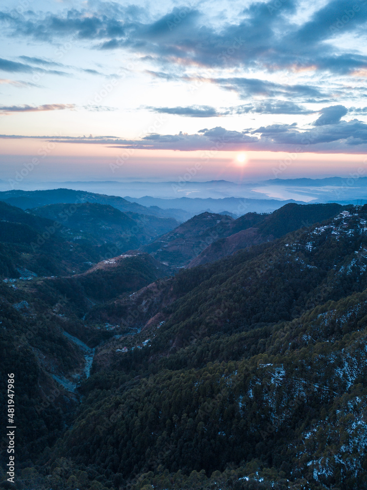 Landscape with clouds in Dalhousie, Himachal Pradesh, India. Landscape with clouds in Dalhousie, Himachal Pradesh, India.