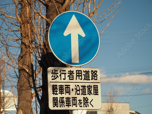 交通標識の指定外方向進行禁止