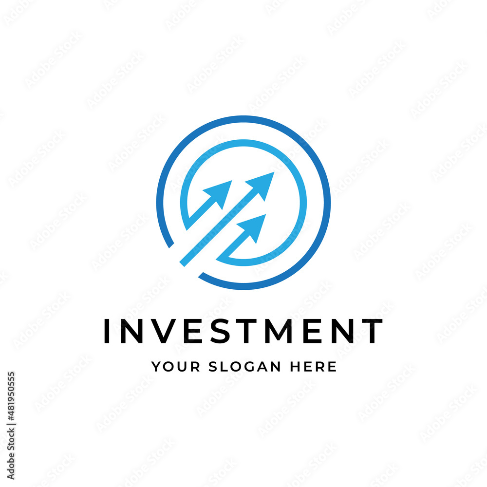 arrow up finance vector logo design arrow up finance vector logo design