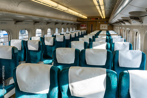 [電車]新幹線車両の車内