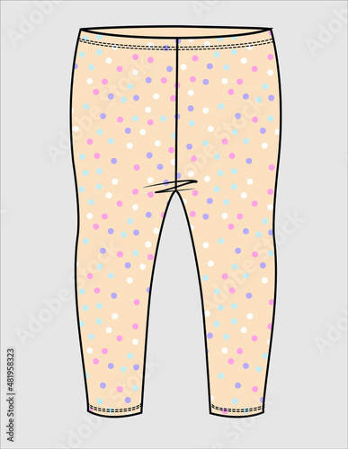 TODDLER AND INFANT GIRL PRINTED LEGGINGS
