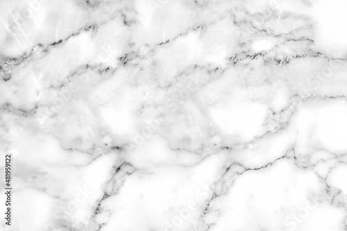 White marble texture background pattern with high resolution.
