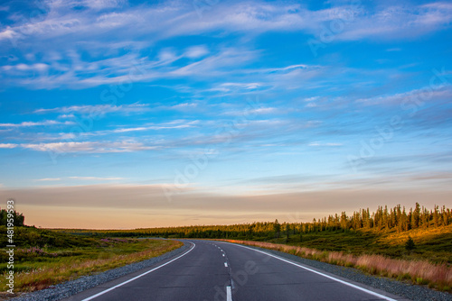 road in the countryside