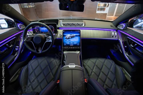 interior of car