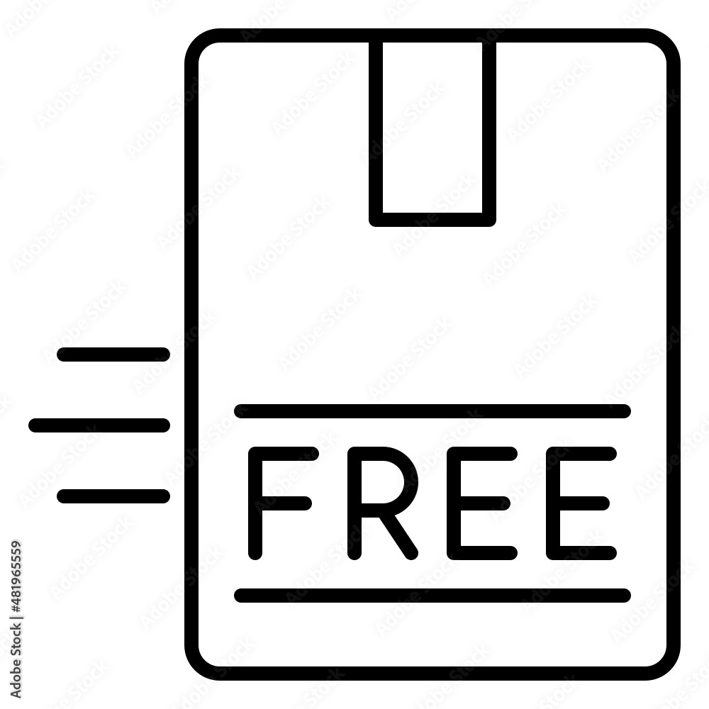 free delivery icon illustration
