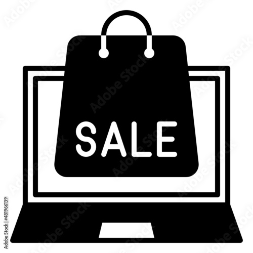 online sale icon illustration