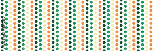 spring or saint patrick day polka dots seamless vector texture