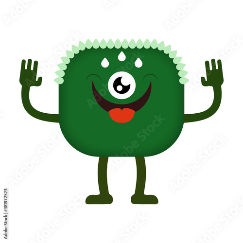 Cute Cartoon Monsters illus...