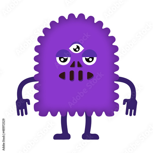 Cute Cartoon Monsters illus...