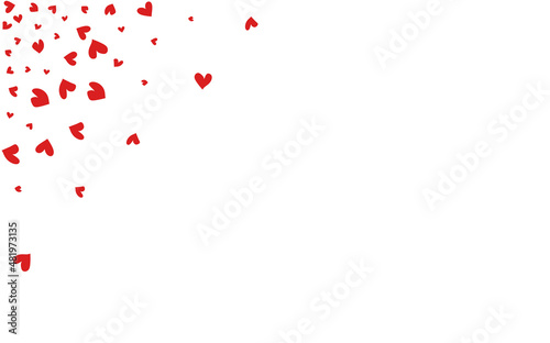 Maroon Color Confetti Vector White Backgound.