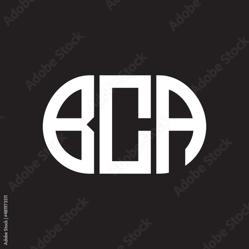 Free Download BAC letter logo design on black background. BAC - GFXLoad
