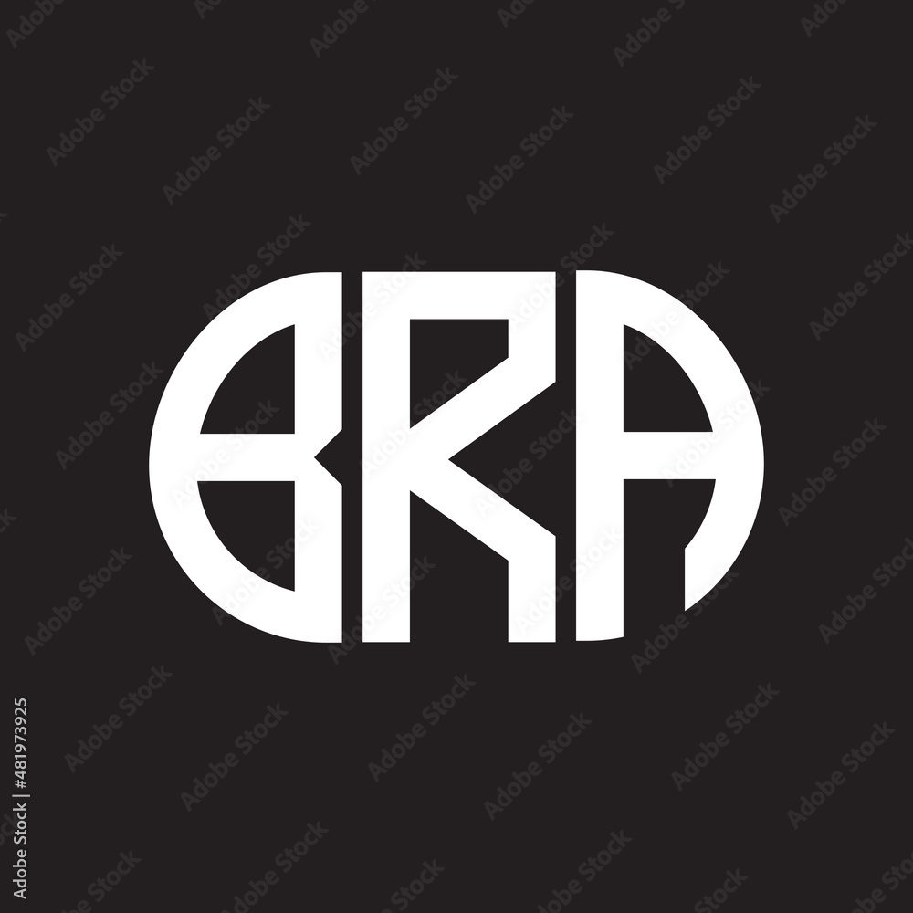 BRA letter logo design on black background. BRA BRA letter logo design on black background. BRA