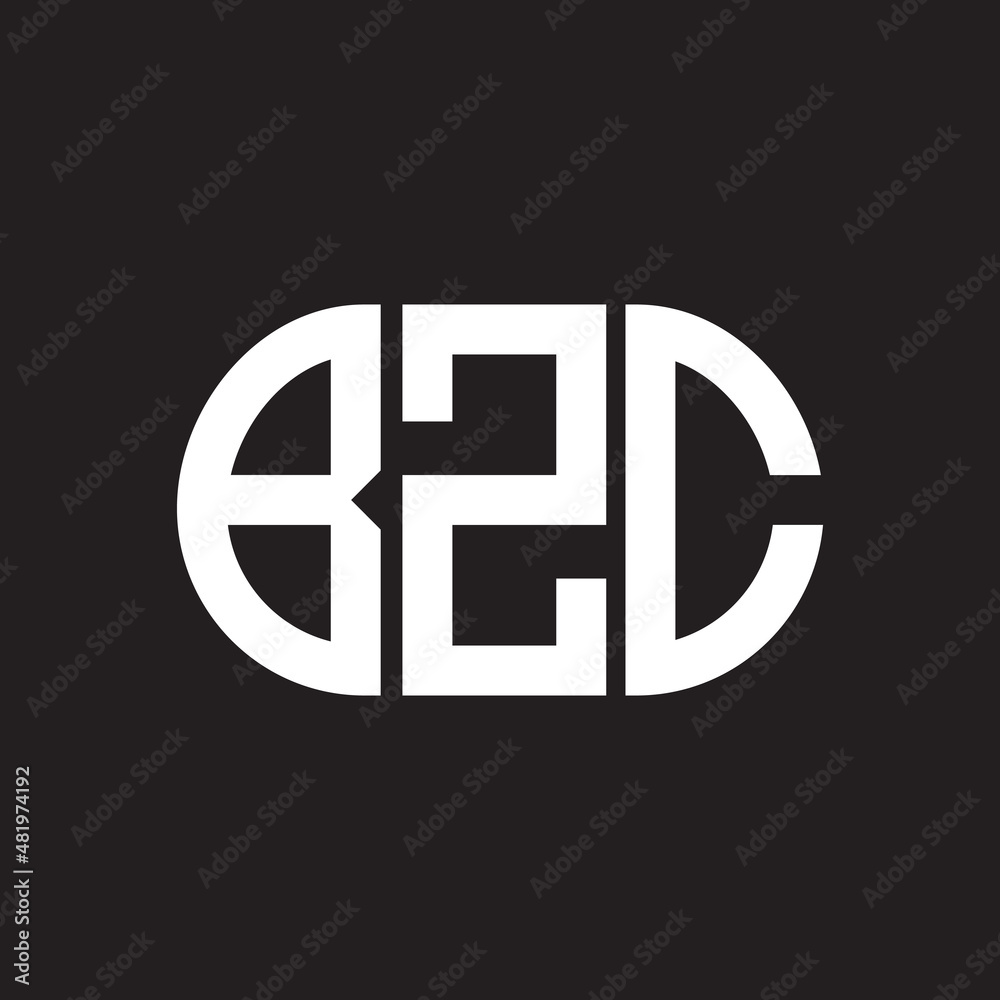 BZC letter logo design on black background. BZC BZC letter logo design on black background. BZC