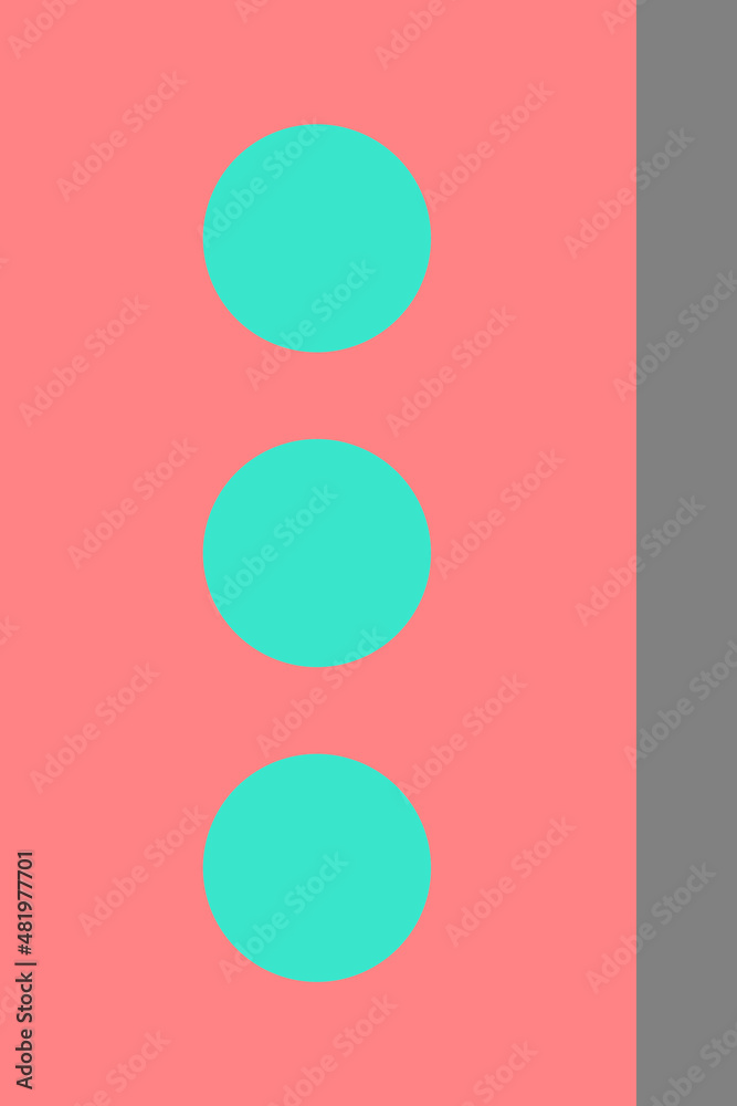 Abstract illustration for wall decoration, social media banner, postcard or brochure cover. Modern abstract artwork.