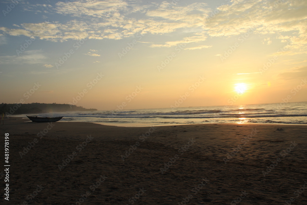 sunrise on the beach 