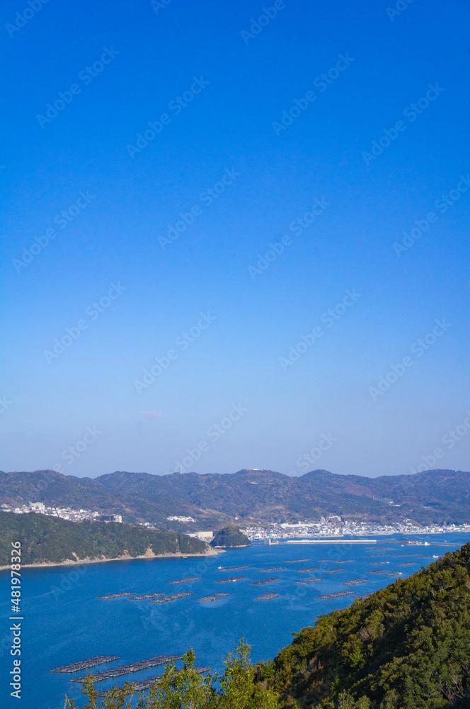 淡路島から見る瀬戸内海、10月