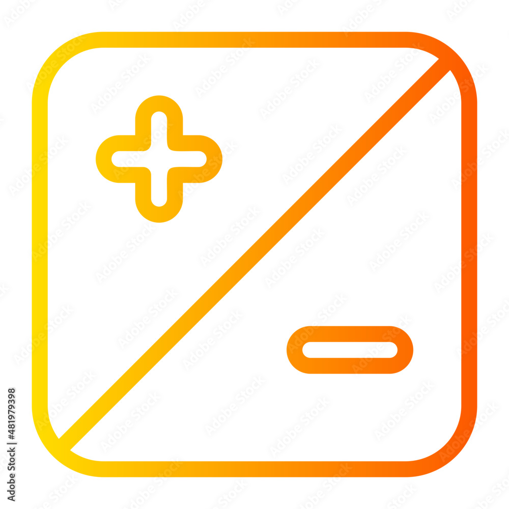 Obraz premium exposure gradient icon