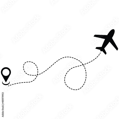 airplane icon, aeroplane vector,  aircraft at the airport, flight and ariways for passenger and tourists, check in sign to the destination
