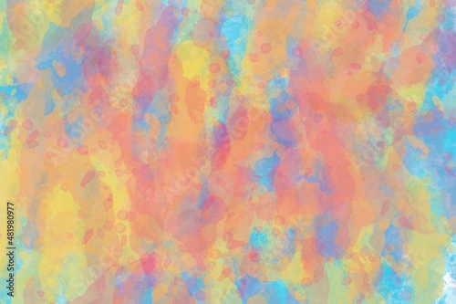 Abstract colorful painting background  © nani888